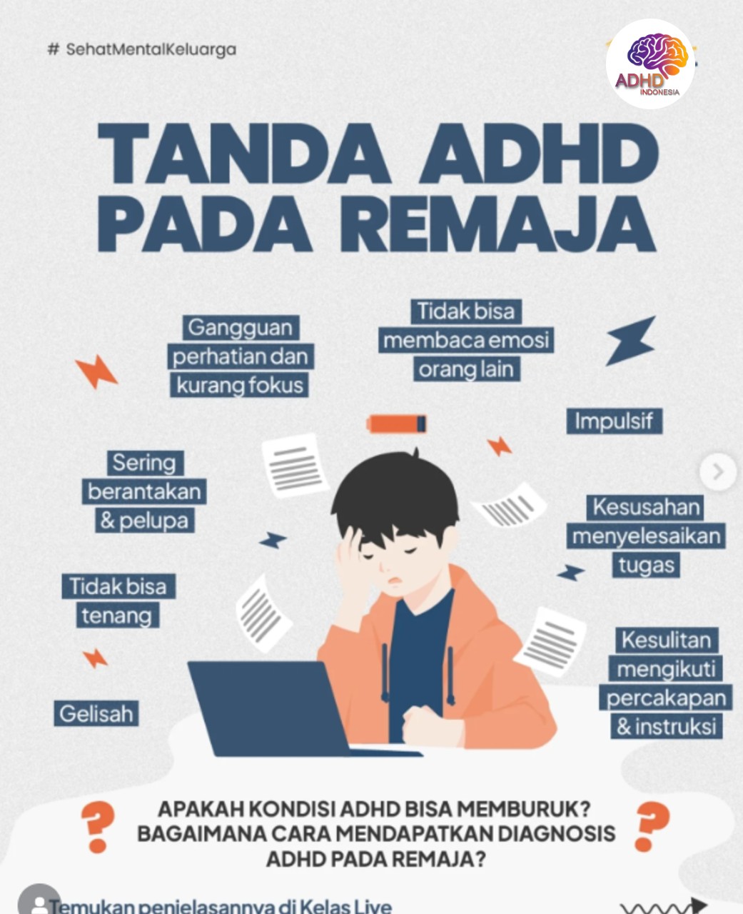 Screening ADHD Non-Diagnostik: Edukasi Awal bagi Orang Tua di Kabupaten Aceh Tengah