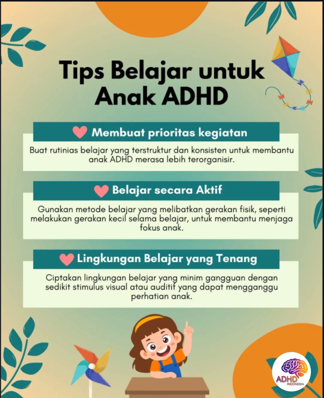 Strategi Belajar yang Cocok untuk Anak ADHD di Kabupaten Aceh Tengah